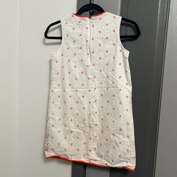 White and Pink Floral Sleeveless Dress - Picture 5 of 10